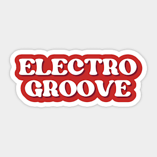 Electro Groove Sticker